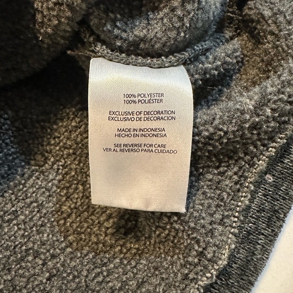 Eddie Bauer Men’s Radiator Gray Fleece lined Pullover Sweater, 1/4 Zip XXL - Picture 4 of 9